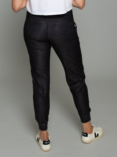 The Jogger - Black Stripe / Black
